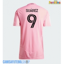 Camisa de time de futebol Inter Miami Luis Suarez #9 Replicas 1º Equipamento Feminina 2026-27 Manga Curta